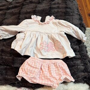 Pink and White Kids Matching Set